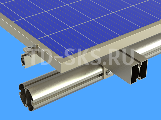 Профиль для солнечных панелей DS-Strong 90 монтаж